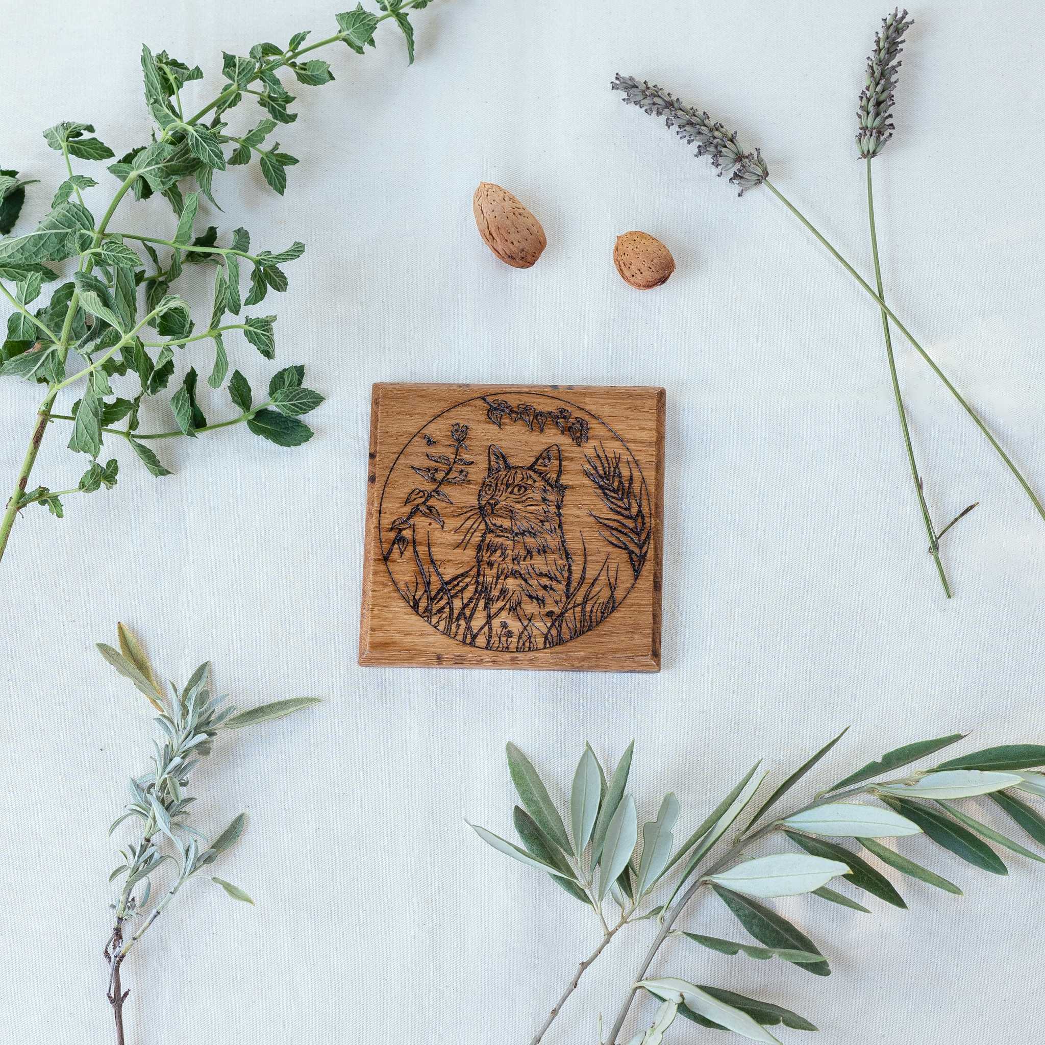 Sous-verre bois – Animal